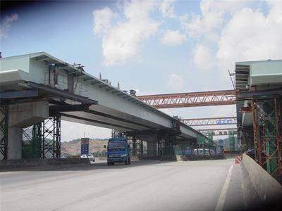 夏港大道筆村鋼箱梁橋