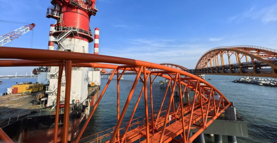 廣東揭陽碼頭鋼聯橋