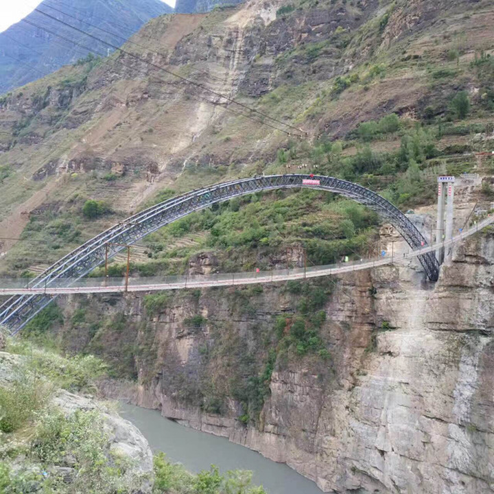 四川布拖馮家坪金沙江溜索改橋(圖1)