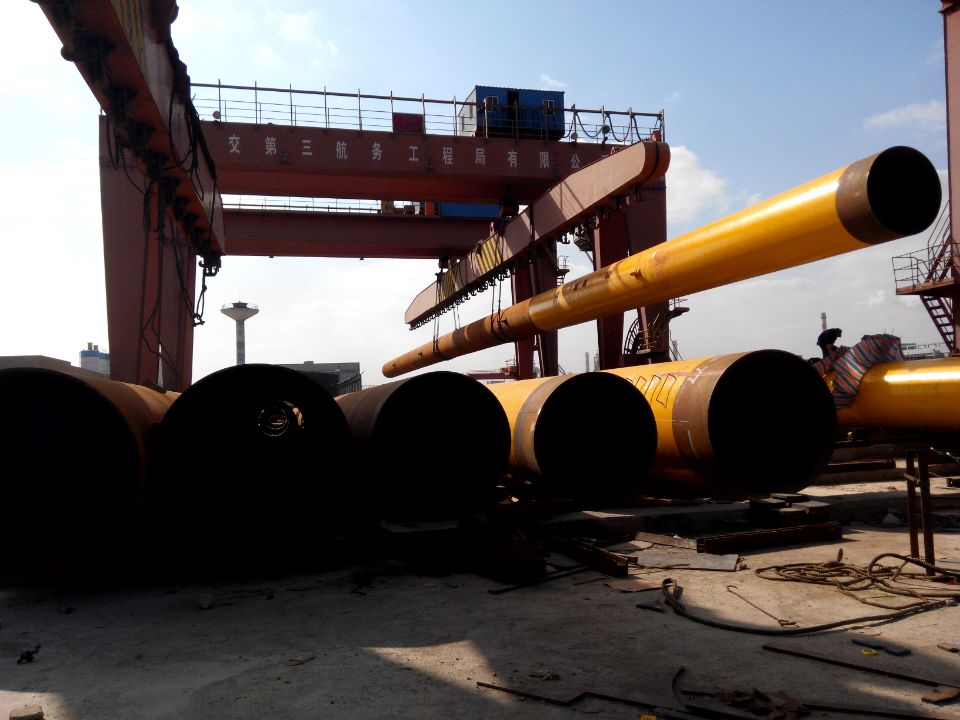 海上風電78米長鋼管樁(圖6)