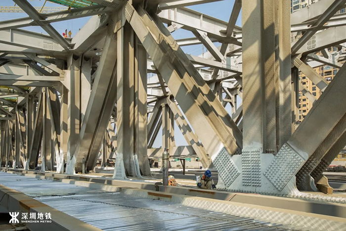 深圳市地鐵6號線民樂鋼桁架橋(圖4)