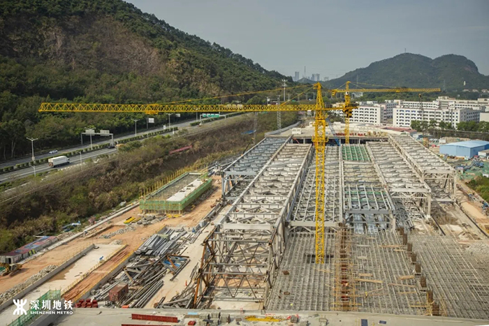 深圳市地鐵6號線民樂鋼桁架橋(圖5)