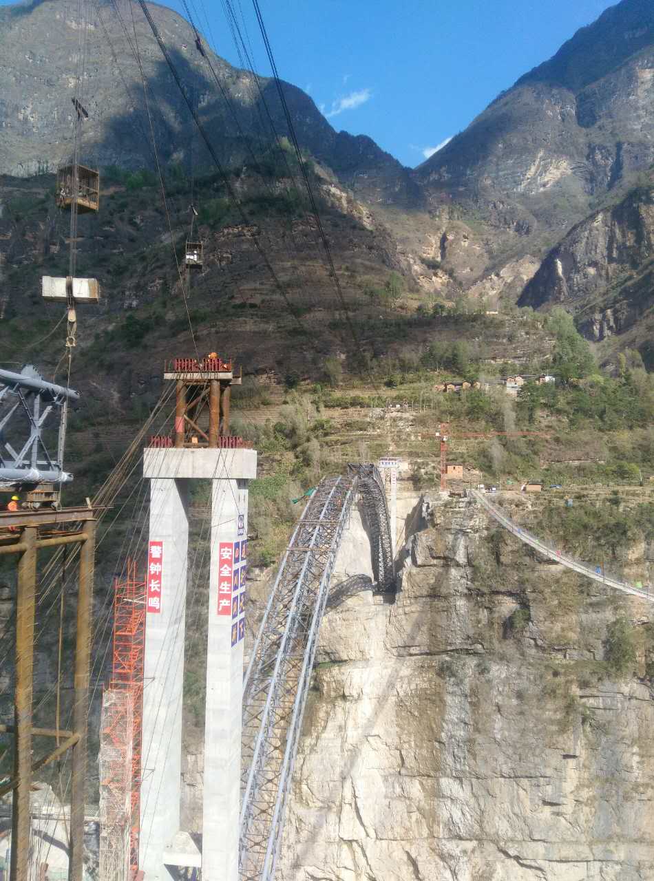 四川布拖馮家坪金沙江溜索改橋(圖3)