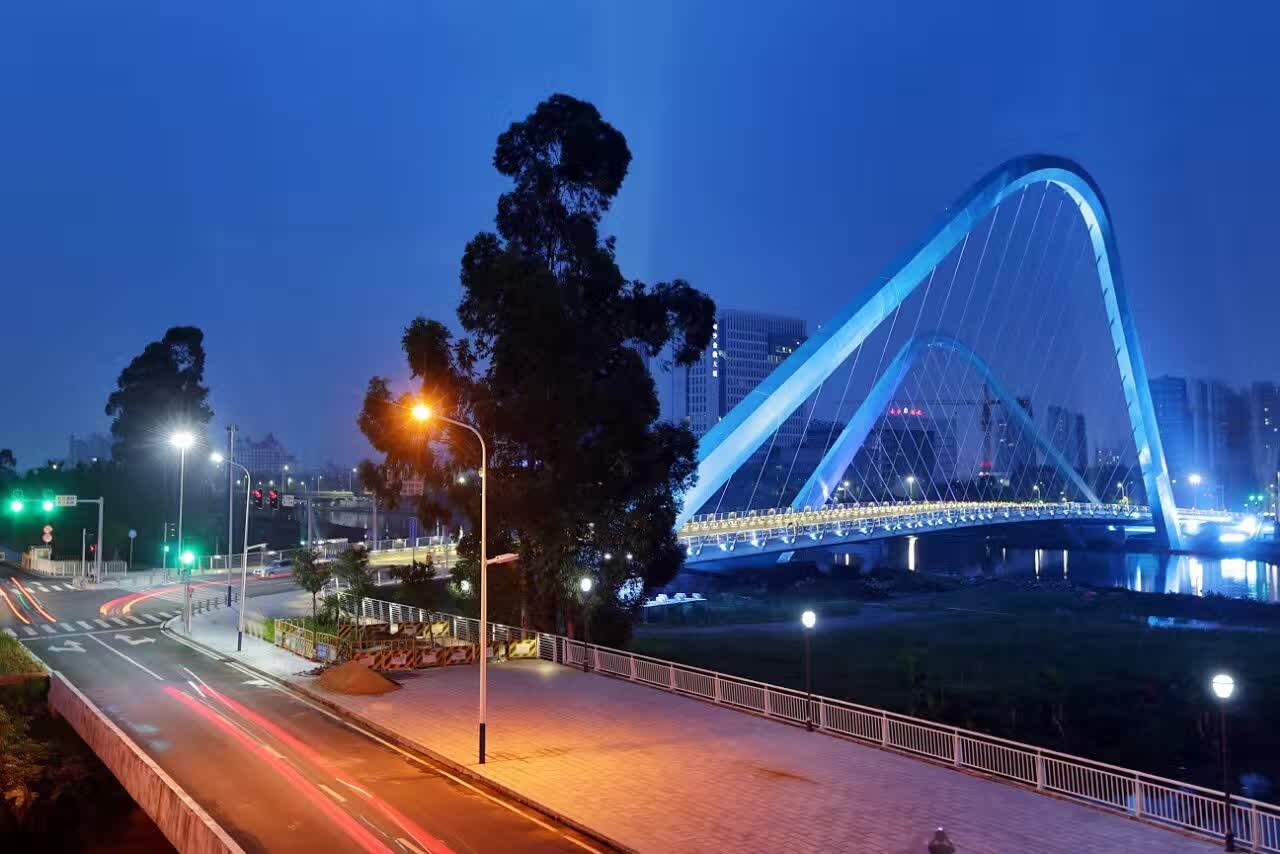 廣州市南沙蕉門河中心區車行橋(圖1)